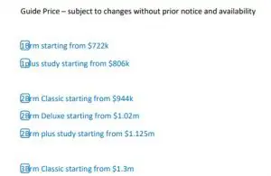 price guide