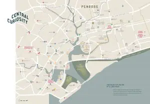 penrose location map