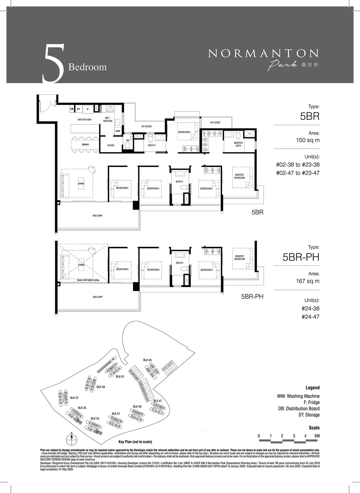 5 bedroom Floor Plan