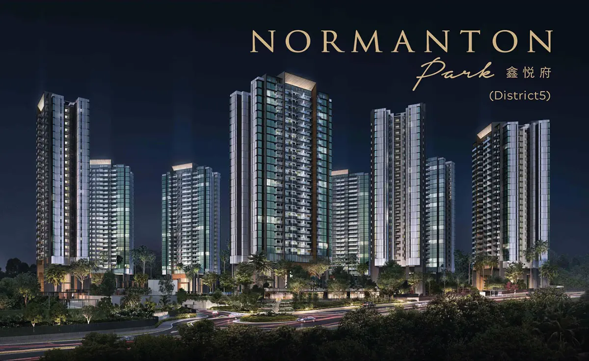 Normanton Park at night