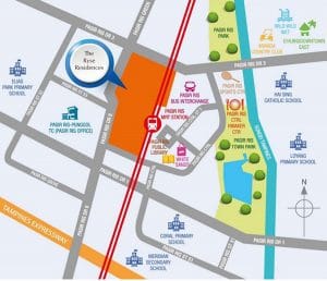 the ryse residences location map