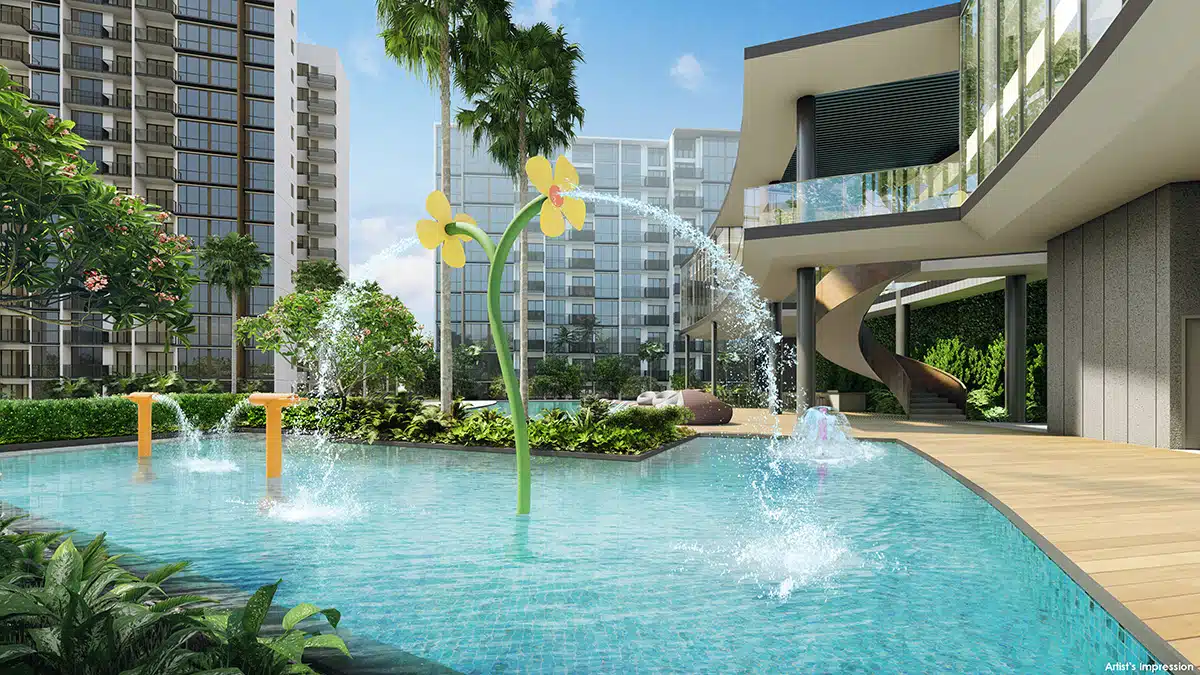 Kiddie Pool View | The New Launch Property Kiddie Pool View