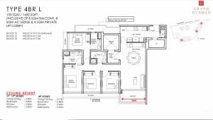 Grand Dunman 4 Bedroom Floor Plan