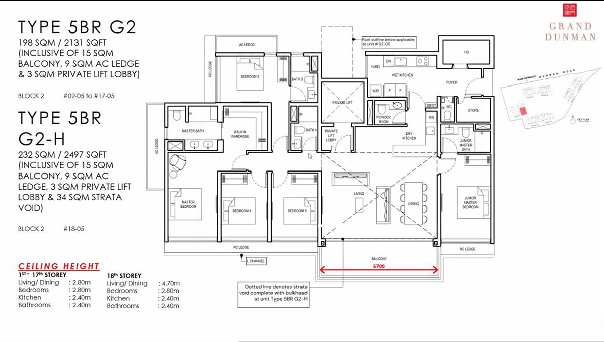 Grand Dunman 5 Bedroom Floor Plan