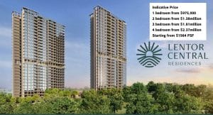 Lentor Central Residences Indicative Prices