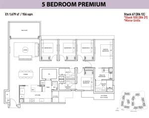 Parktown Residence 5 Bedroom Floor Plan