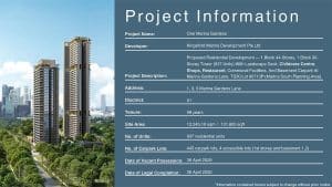 One Marina Gardens Project Details