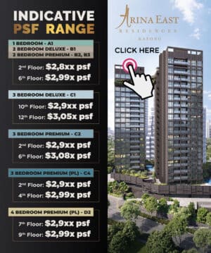 Arina East Residences Prices at Launch