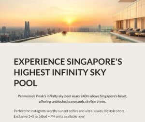 EXPERIENCE SINGAPORES HIGHEST IINFINITY SKY POOL
