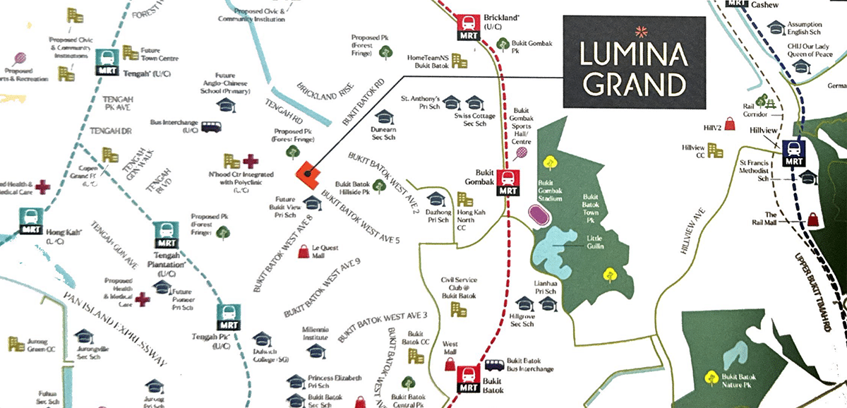 Lumina Grand Location