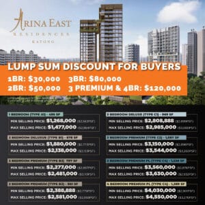 Arina East Residences New Promotion Price