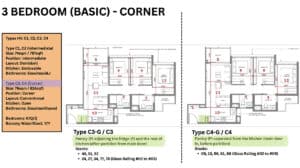 Faber Residence 3 Bedroom Corner Floor Plan