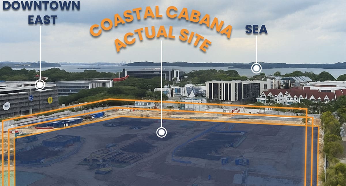 Coastal Cabana Actual Site