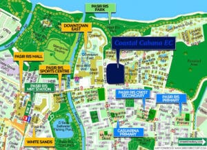 Coastal Cabana EC Location Map