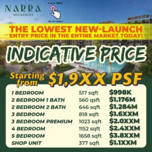 Narra Residences Indicative Launch Prices