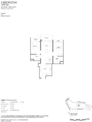 Floor Plan 2 Bedroom