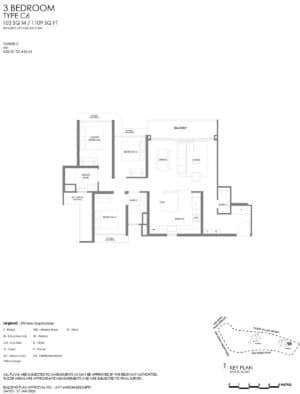 Floor Plan 3 Bedroom