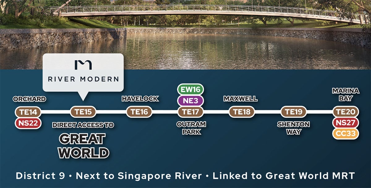 Next To Singapore River Linked To Great World City