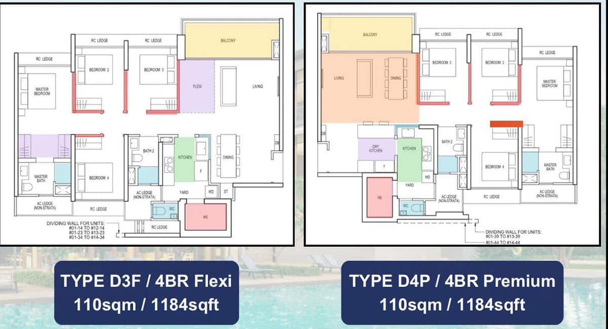 Rivelle Tampines EC 4 Bedroon Flexi and 4 Bedroon Premium