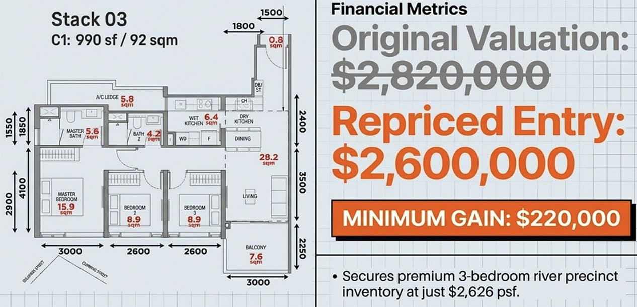 Repriced Entry 2 at Union Square Residences