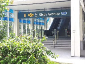Sixth Avenue MRT Station