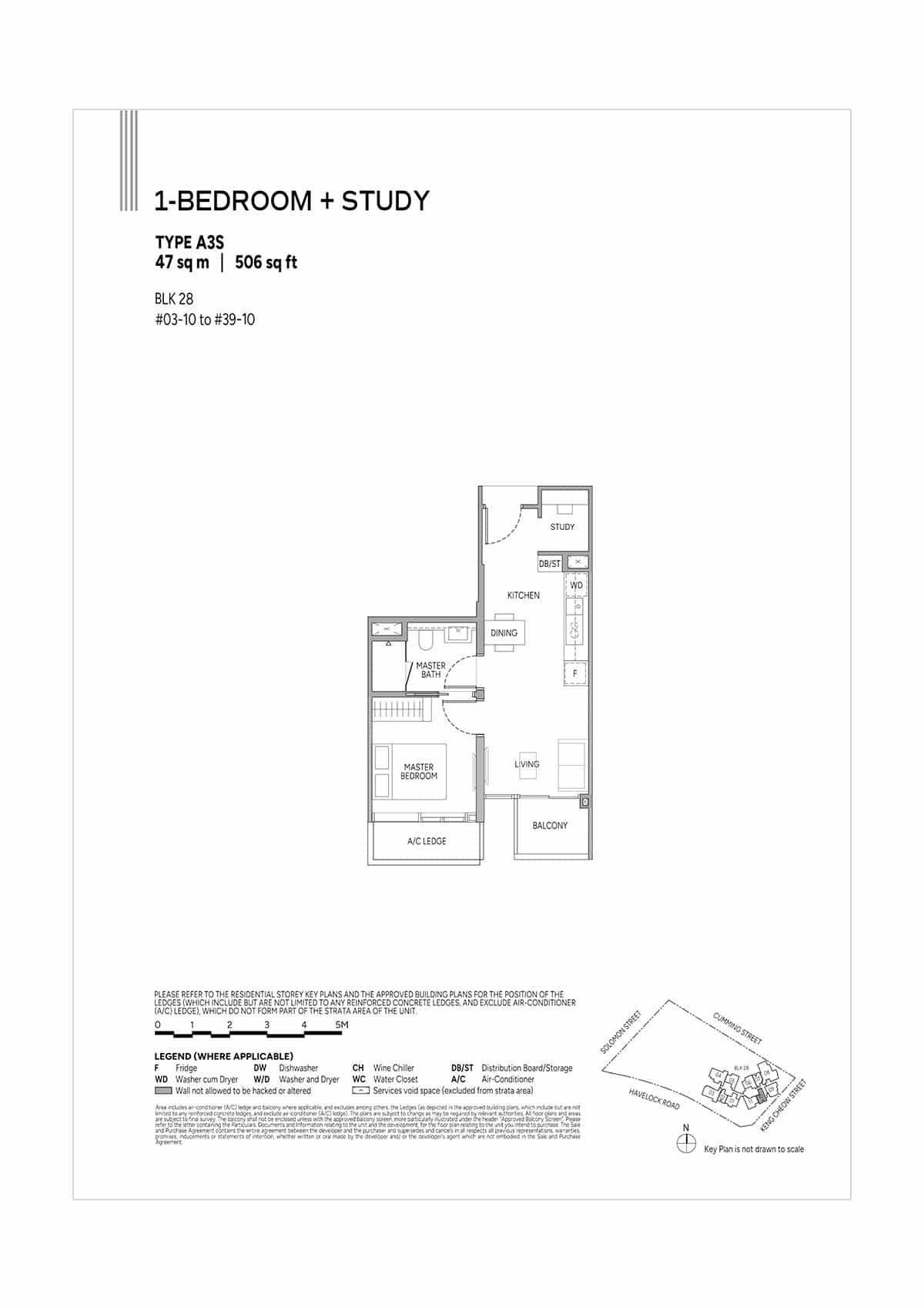 Union Square Residences Floor Plan A3S
