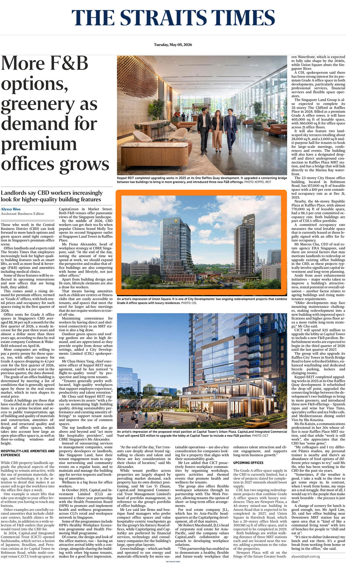 Union Square Residences in the News